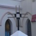 Rosary Church Hong Kong exterior, angles forming cross